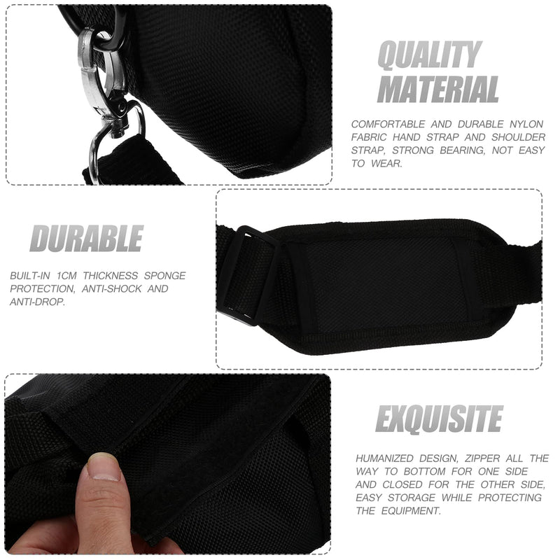 Mobestech Tripod Carrying Bag Oxford Photographic Equipment Bag for Tripod Light Stand Carrier Padded Protection Shoulder Strap Hand Strap Smooth Zipper D Ring Clasp 15.74In