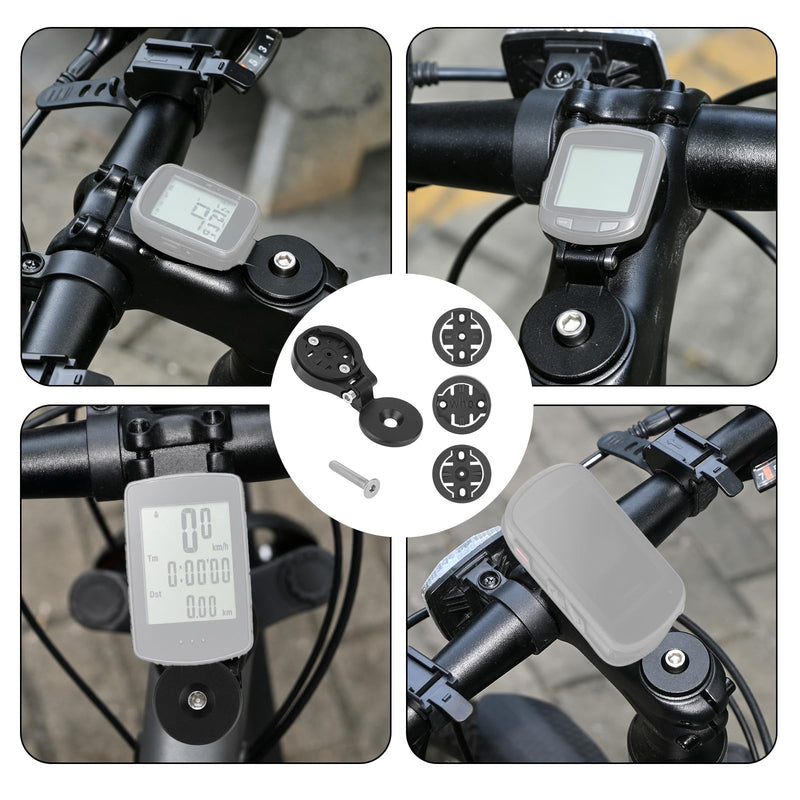 Bike Computer Out Front Stem Mount | Adjustable Handlebar Mount with Top Cap for Garmin Edge Wahoo Elemnt & Bryton Rider,Includes Mount-Base & Screwdriver