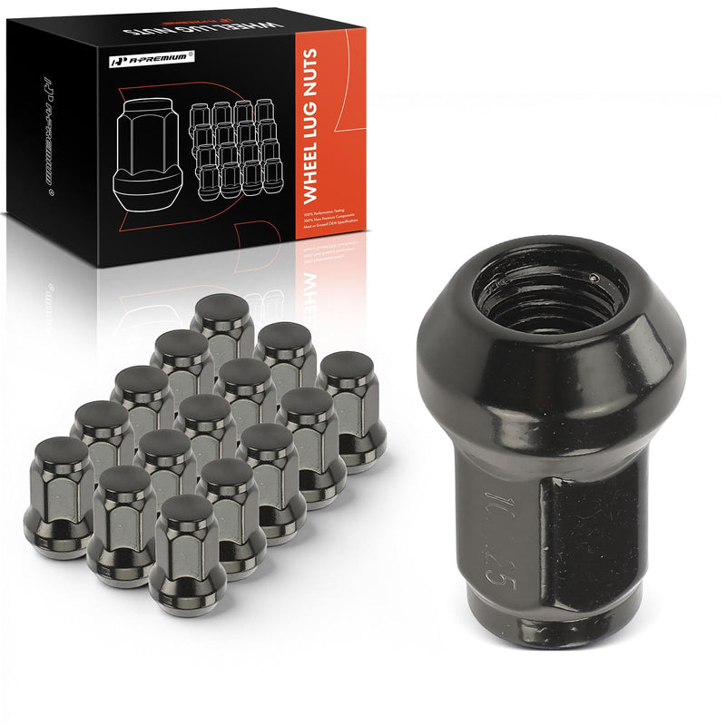 A-Premium 16-PC, Black M10x1.25 Wheel Lug Nut Compatible with Arctic Cat, 2007-2022 Can-Am, 1985-2022 Honda, 1985-2022 Kawasaki, 1991-2022 Suzuki, 2018-2019 Textron Off Road, 1987-2022 Yamaha, Polaris