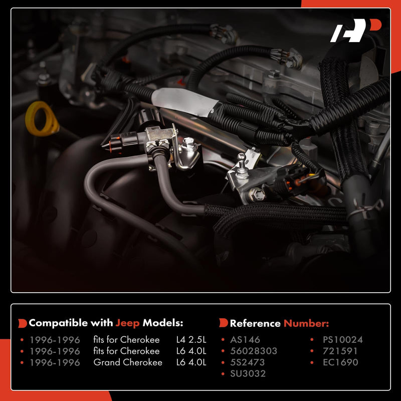 A-Premium Manifold Pressure (MAP) Sensor Compatible with Jeep Grand Cherokee Cherokee 1996 2.5L 4.0L Gas