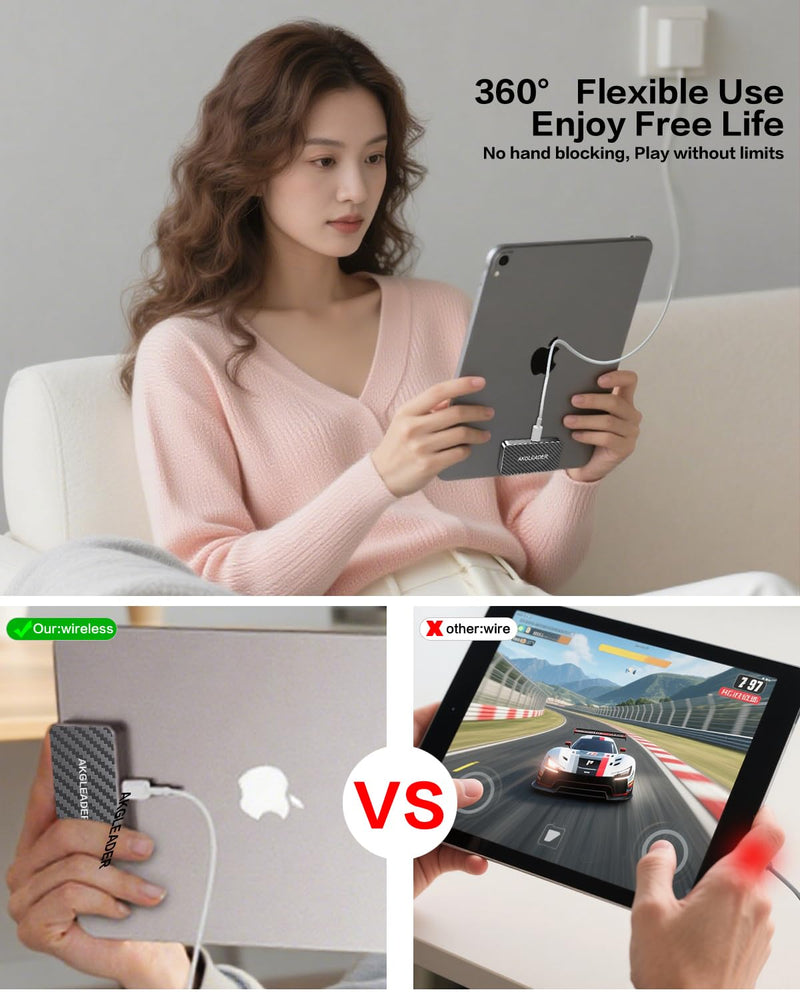 Magnetic Wireless Charger for iPad Pro 11" M4/M5 Only,35W Fast Charging Smart Connector Charger,Aluminum Alloy Wireless Charging Pad with USB-C Cord Cable (Adapter Not Included)