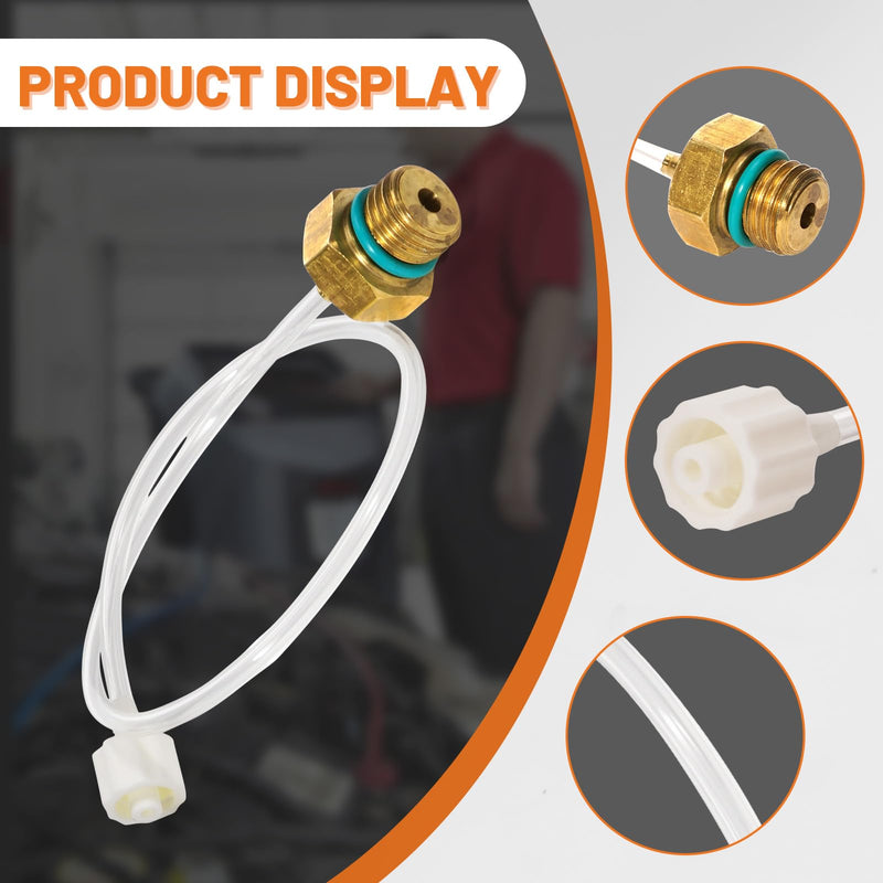 16106 Refrigerant Identifier Sample Hose, Replacement for Robinair 1234yf AC Machines GE-50300, 10500, AC1234-6, ACR325M, AC1234-4 Units (562146), for 16900 CoolTech ID Refrigerant Identifier