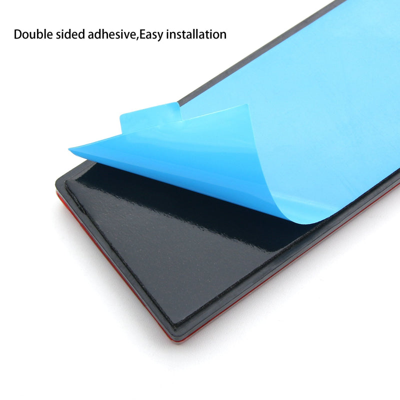 2Pcs Rectangular Stick-On Trailer Reflector (Red, 3.15 x 1.38 in) Red