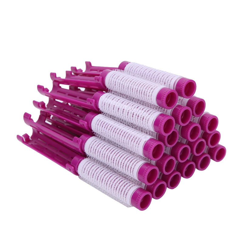 GLOGLOW Hair Perm Rods, No Damage Rollers with Plush Lock Design, for Professional Salon and Home Use, Perfect for Long and Short Hair Styling Tools (Purple) Purple
