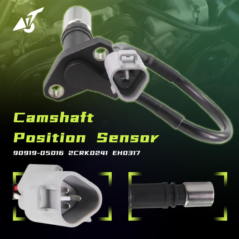 90919-05016 2CRK0241 EH0317 Crankshaft Position Sensor Compatible with Toyota 4runner 1996-2000,Hiace 2006-2008,T100 1994-1998,Tacoma 1995 1996 1997 1998 1999 2000 2001 2002 2003 2004