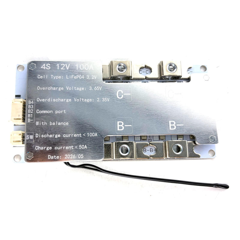 4S 100A BMS Lifepo4 Battery Protection Board Temperature Protection Equalizer