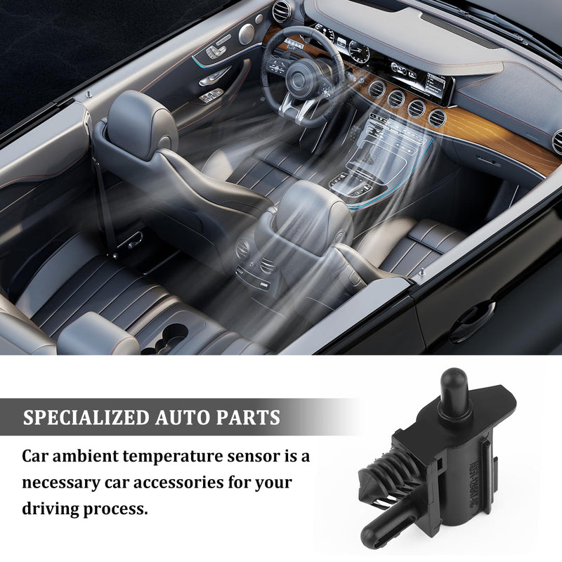 Car Ambient Air Temperature Sensor Replacement OEM#AU5Z-12A647-B,AU5Z12A647B,Professional Ambient Temperature Sensor Car Accessories Compatible with Ford Edge Explorer Lincoln