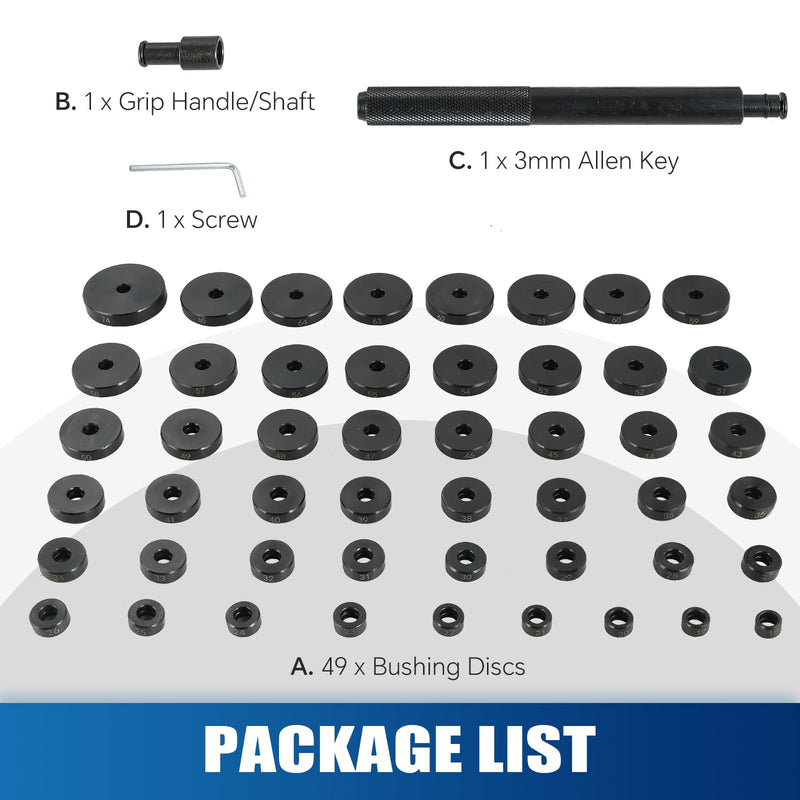 ATP Bush Bearing and Seal Driver Set 52pc