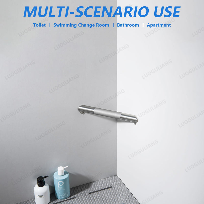 Shower Foot Rest for Shaving Legs, Wall Mounted Shower Foot Ledge, Antislip Stainless Steel Bar Foot Ledge for Bathroom, Brushed Nickel