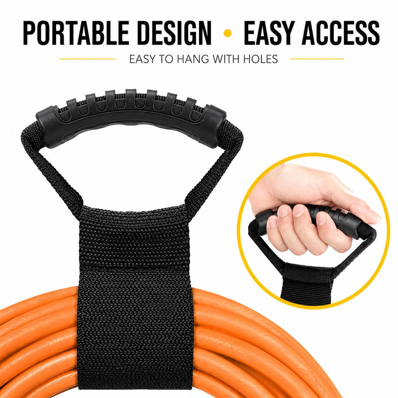 1pc Heavy Duty Storage Strap for Garden Hose Storage and Garage Use 22.05 Inch Durable Hanging Strap for Coiling Hoses Cords Tools