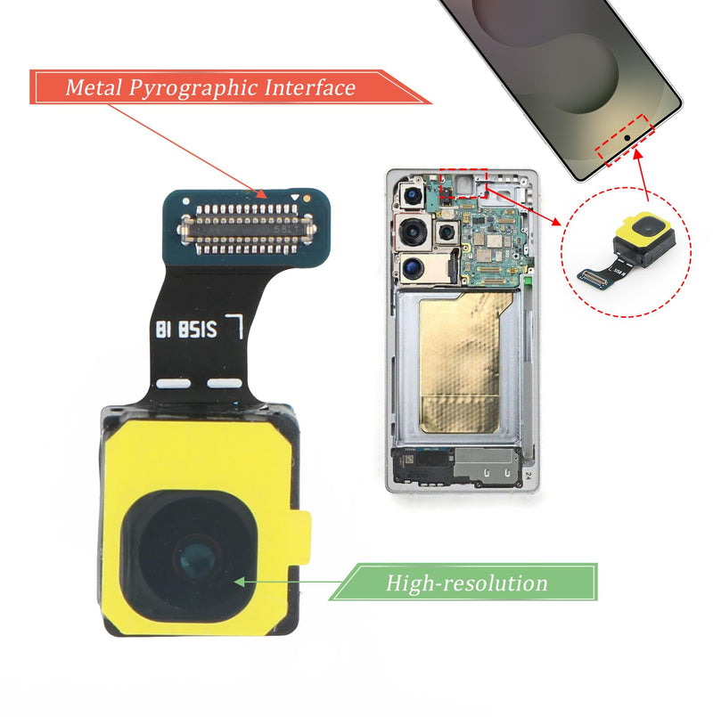 for Samsung Galaxy S25 Ultra 5G/S25+ Front Camera Replacement | S938U S936 Main Facing Front Camera with Flex Cables Repair with Tools