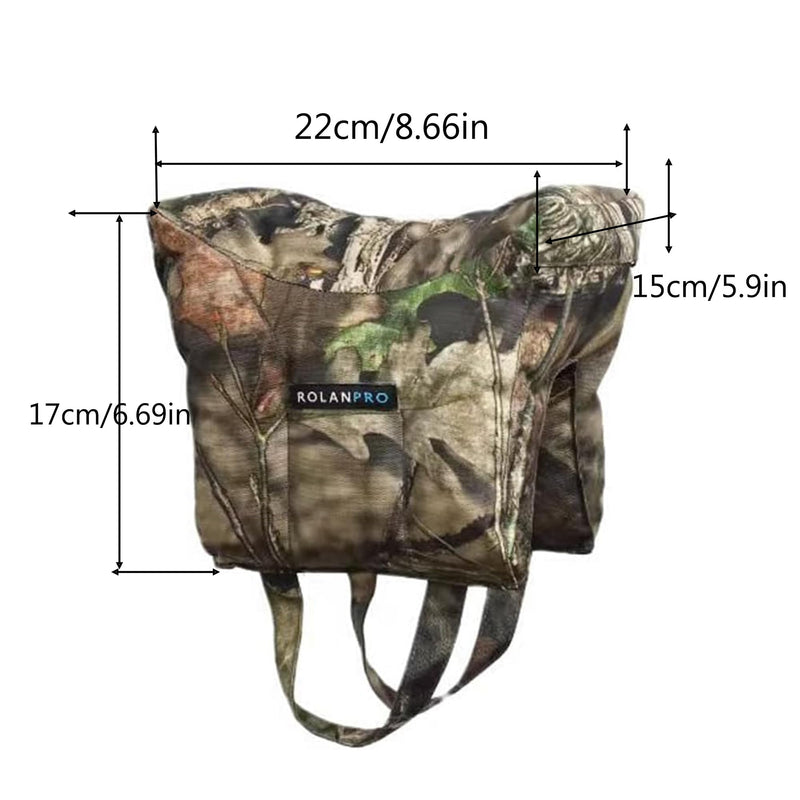 Rolanpro Small Lens Window Pillow Lens Pillow Photographic Bean Bag(With openings, must be self loading) Empty Bag-#23 small Brown Jungle Waterproof #23 small Brown Jungle Waterproof