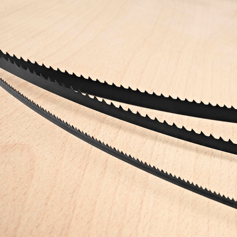 TASP 93-1/2" Bandsaw Blades Set (1/8" 1/4" 1/2" Wide) for 14" Band Saw, Compatible with Delta, Jet, Rikon, Ridgid, Craftsman, Grizzly, Bridgewood, Woodtek, Rockwell, Pack of 3