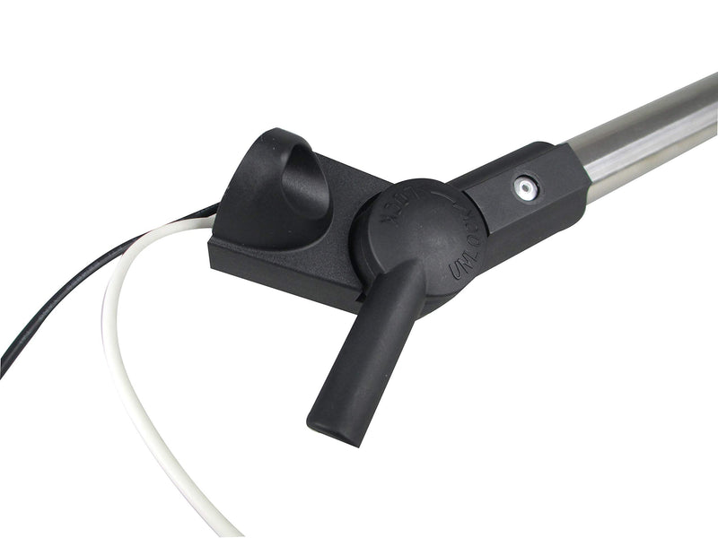 Pactrade Marine Boat Pontoon LED All Round Anchor Fold Down Light SS Pole 10-30V 9-1/2''H 2NM USCG A16 Certified