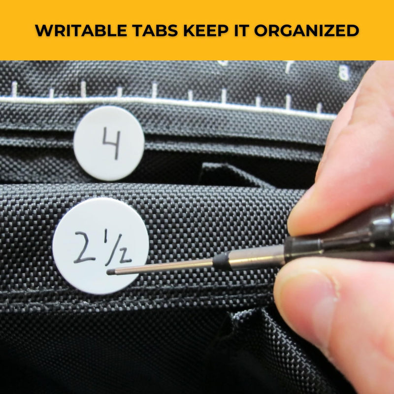 FastCap 80589 6 Pocket FLEX Organizer Screw Bag | Made with 6 compartments, Made of Ballistic Nylon, 80589