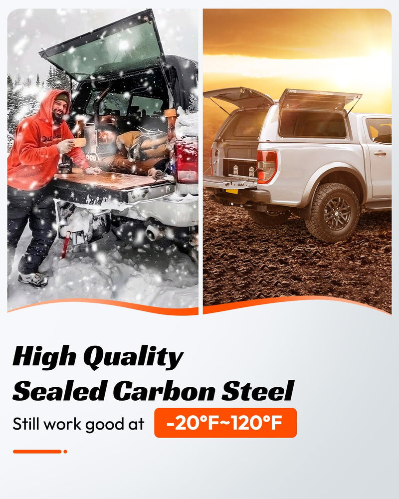 16 Inch 38 Lbs Shocks A.R.E Truck Cap Struts C1609209 15.7 in 38# Gas Spring Lift Support for Snugtop Camper Shell Window Leer Topper Replacement Parts 2 Pack C16-09209 16inch 38lbs