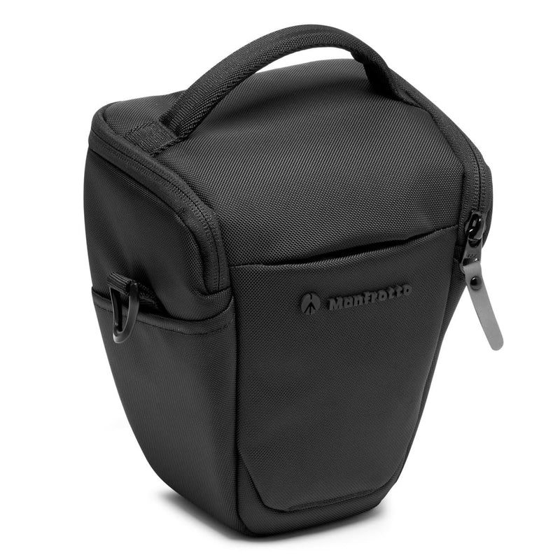 Manfrotto Advanced Holster S III, Case for Mirrorless Camera with Lens, Camera Bag with Tripod Mount and Rain Cover, Photography Accessories Small