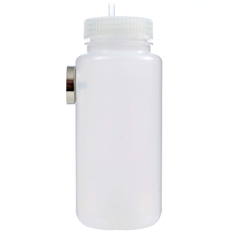 Mission Automotive Brake Bleeder Kit - 16 Oz, White - Brake Fluid Bleed Kit & Magnetic Bleeder Bottle with Lanyard