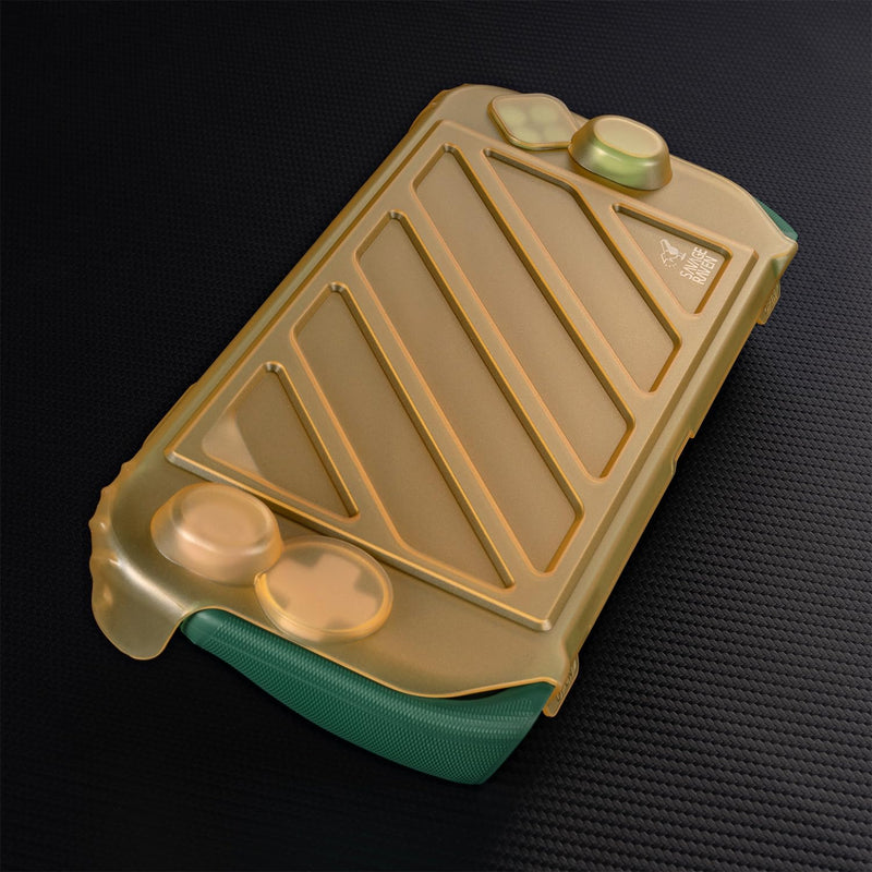 Savage Raven by Skull & Co. StandGrip Front Cover Bundle for Nintendo Switch 2: Protective Case with Textured Grips Full Protection and Hard-Shell Front Cover - Yellow/Green Front Cover [Yellow]+ StandGrip [Green]