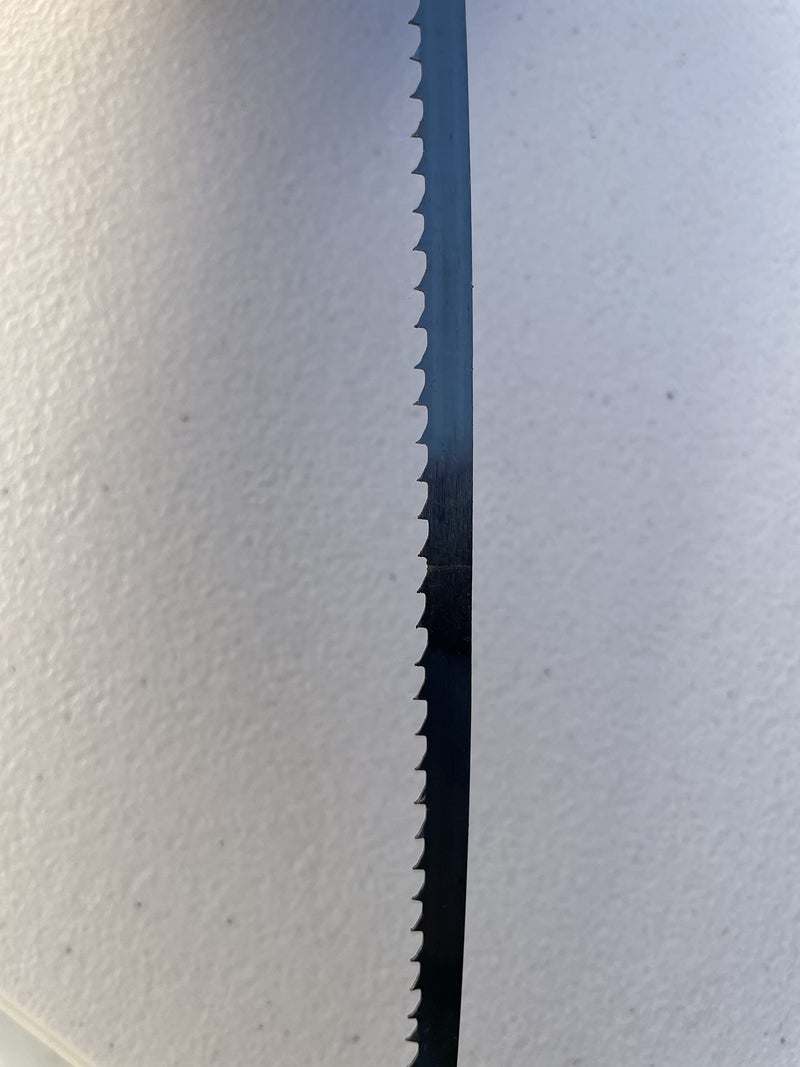 AYAO 62 inch Bandsaw Blades, 5pk, Ground Tooth (62" X 1/4" X 6TPI, 5pk) 62" X 1/4" X 6TPI, 5pk