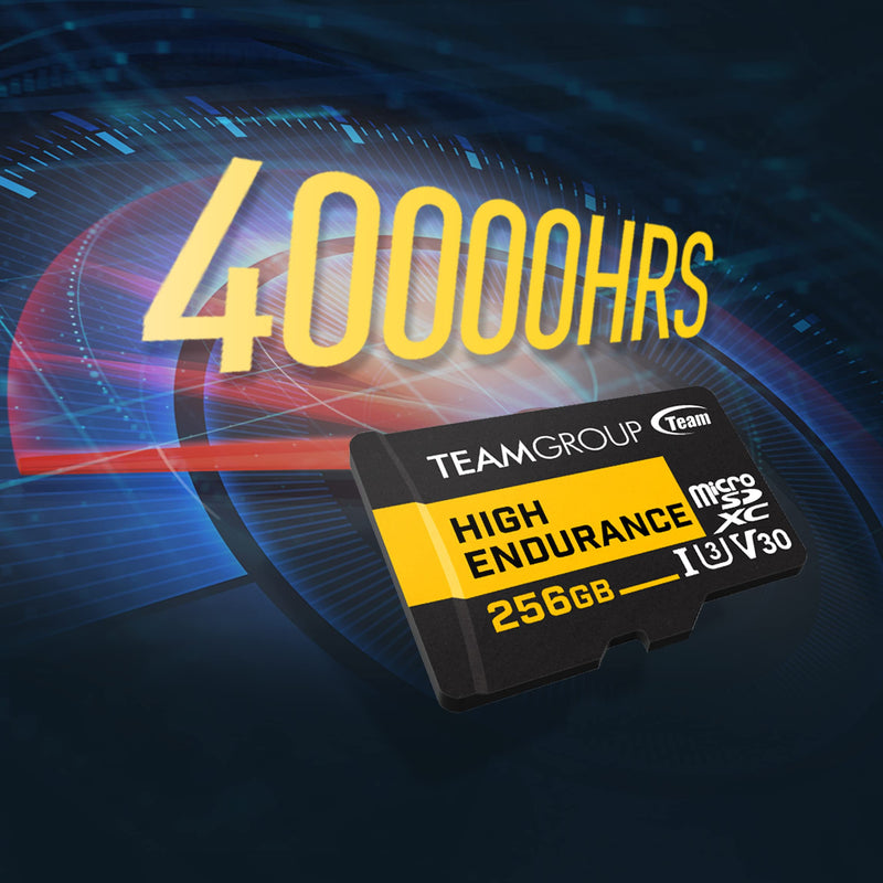 TEAMGROUP HIGH Endurance 128GB 2 Pack Micro SDXC UHS-I U3 V30 100MB/s Designed for Monitoring Stable Durable Long Lasting Flash Memory Card Security Camera 4K&Full HD Video Recording THUSDX128GIV3067 128GB (2PACK)