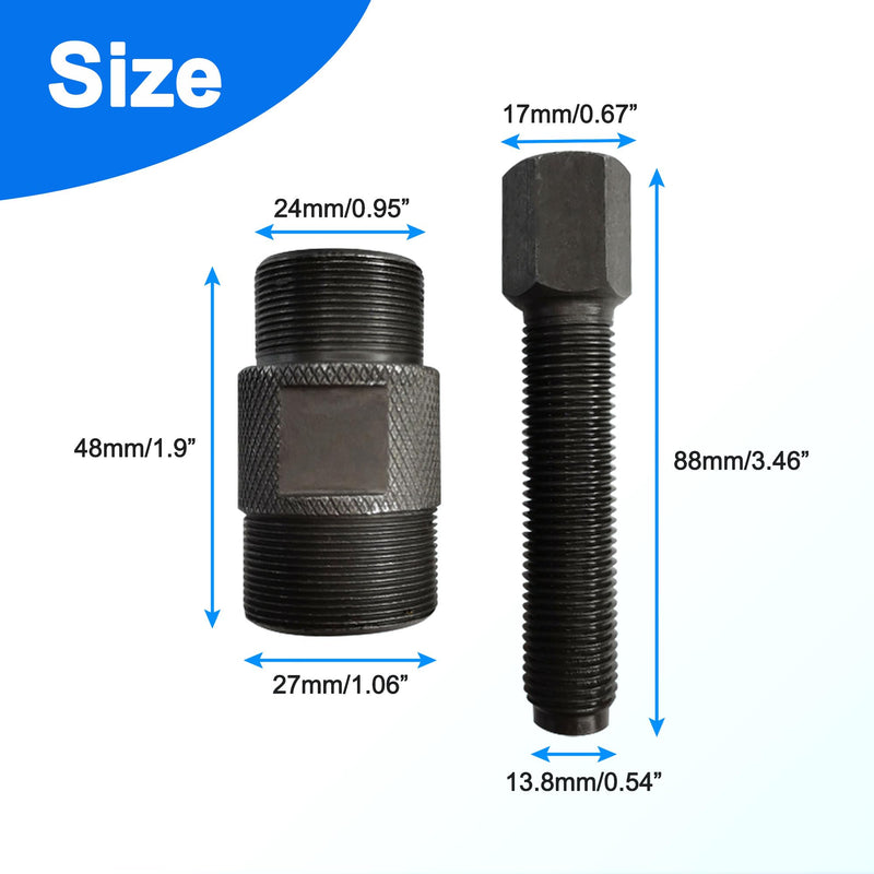 24mm & 27mm Flywheel Stator Magneto Puller for GY6 50cc 125cc 150cc Honda Yamaha Suzuki Scooter ATV Dirt Bike