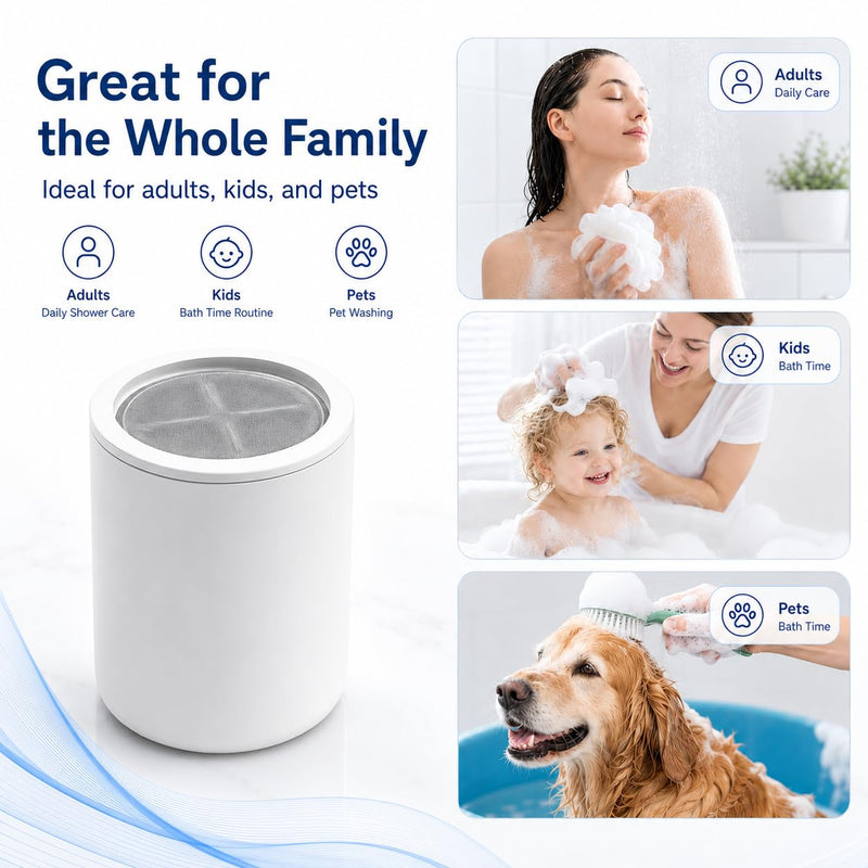 Shower Head Replacement Filter Cartridges Compatible with Eskiin Shower Head, Removes Hard Water & Chlorine, Enhances Water Softening & Purification (2 PACK) 2 PACK