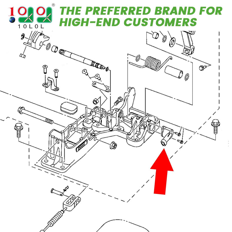 10L0L Golf Cart Throttle Sensor for Yamaha G29 Drive/YDRE 2007-2013 Electric Models, Accelerator Position Sensor Replace OEM: JW2-H5885-00