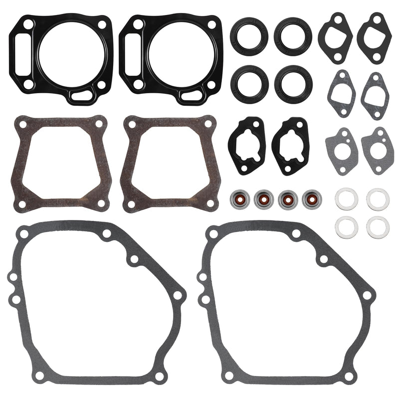Predator Hemi 212 Carburetor Exhaust Intake Gasket Kit, Small Engine Carb Head Gaskets Material Compatible with 196cc 212cc GX160 GX200 Power Equipment (212cc/GX160 Full Gasket Set) 212cc/GX160 Full Gasket Set