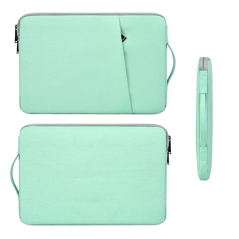 Laptop Sleeve Case 15.6 16 Inch, Carrying Computer Bag for Lenovo HP Dell ASUS Chromebook Laptop Notebook, Aspire/Dell Inspiron/HP Pavilion/HP Victus 15/ASUS Zenbook, Green 15-15.6 Inch