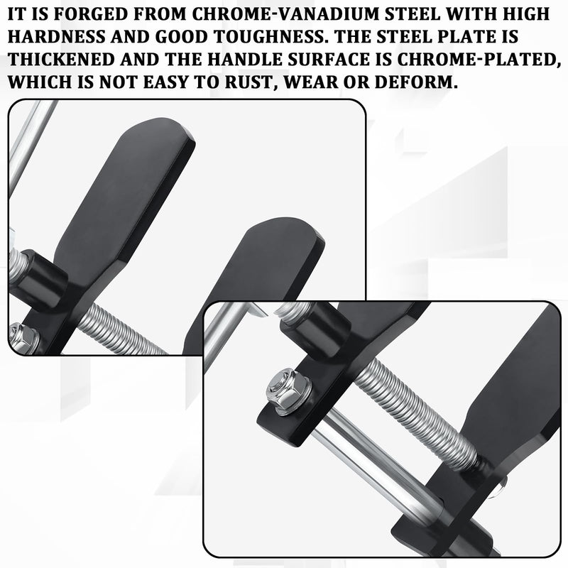 Brake Pad Spreader Tool Brake Caliper Hangers Caliper Compression Tool Heavy Duty Disc Brake Caliper Piston Pad Installation Spreader Tool for Car Truck SUV Motorcycle Universal Accessories Black