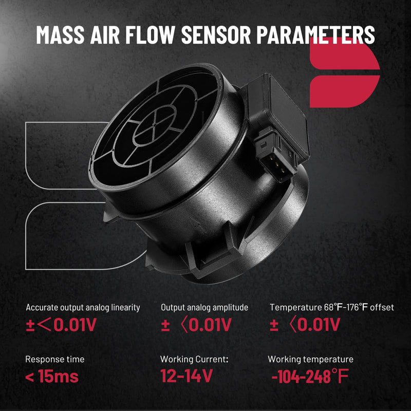 BDFHYK Mass Air Flow Sensor Meter MAF 7410055 5WK96132 Compatible with BMW 330Ci 2001-2003/ for 330xi 2001-2005