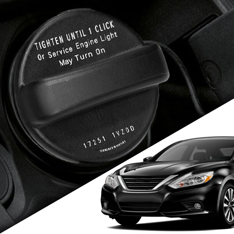 Gas Cap Replacement for Nissan Fuel Tank Cap Compatible with Nissan 2013-2018 Altima, 2012-2019 Frontier, 2015-2020 Murano, 2013-2019 Pathfinder, 2012-2019 Versa Infiniti, 17251-3JA0A Black