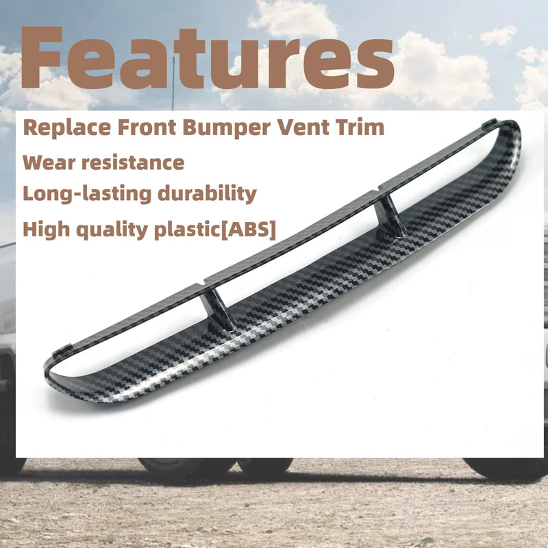 Hood Vents Compatible with Corvette C6 2006-2013 Engine Hood Air Outlet Vent Replacement Accessories 15801407 (Carbon Fiber Print) Carbon Fiber Print