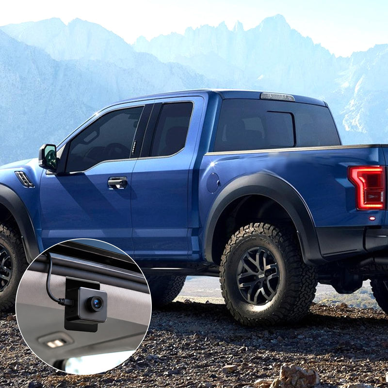 2 Pcs Universal Rear Window Dash Cam Mount,Slide-Down Vehicle Window Clip | Metal Universal Rear Window Dash Cam Mount for Rear Camera & Dash-Cam, Stainless Steel, No Drilling Required