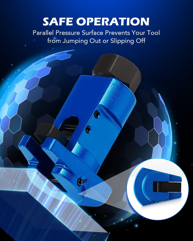 Orion Motor Tech Strut Spreader Tool, Universal Suspension Strut Spreader Tool with 3/8 Drive Socket, 16 mm External Hexagon, and 5.0-10.5 mm Spreading Range Compatible with Audi BMW Mini Ford VW More