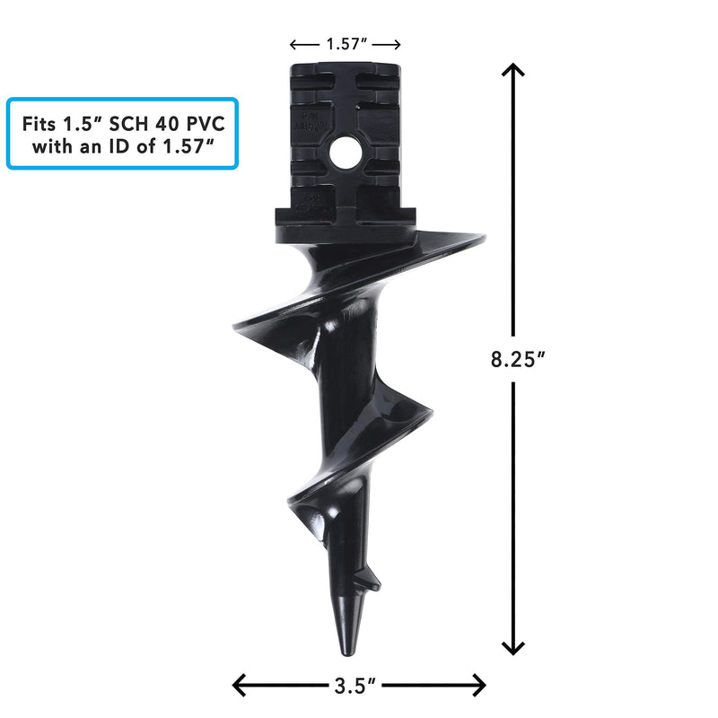 Dock Auger (Sand Auger) for PVC Tubing Sandbar Anchor 2