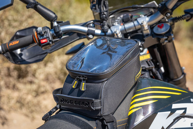 Nelson-Rigg Trails End Lite Motorcycle Tank Bag, Compact Size Fits Most Enduro, Dual Sport and Adventure Motorcycles.