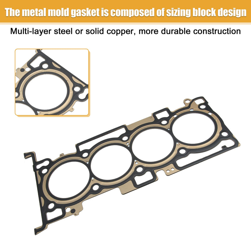 X AUTOHAUX Engine Cylinder Head Gasket for Kia Optima 2016-2020 for Kia Sorento 2016-2020 Gasket Cylinder Head for 2.4L - Gas Replace 22311-2GGB0