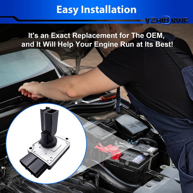 Mass Airflow Sensor 3L3Z12B579AB MAF Sensor Fits for for:-Ford Excursion F250 F350 Super Duty V8 6.0L, 3L3U12B579AA, 3L3Z12B579AB, AFLS130, 3L3Z12B579ARM, AF10129, AF1012911B1 mass airflow sensor