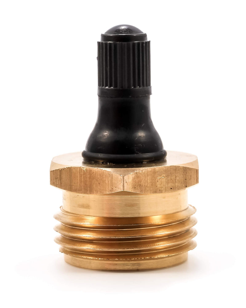 Camco RV Brass Blow Out Plug - Essential RV Winterizing Tool - Heavy-Duty Brass Construction - Helps Clear Your Water Lines During RV Winterization and Dewinterization (36153) 5.50 x 3.63 x 1.24 Inches
