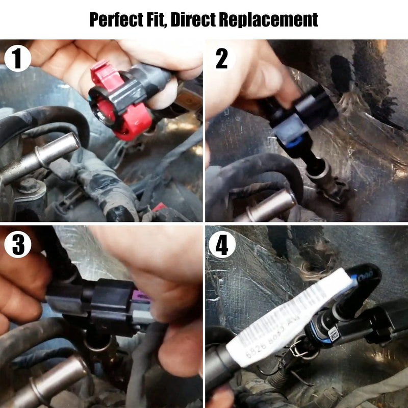 Fuel Pressure Sensor and Tube Fit for Dodge Ram 1500 5.7L V8 2014-2018 and Ram 1500 Classic 5.7L V8 2019-2021, Replace 68268053AB