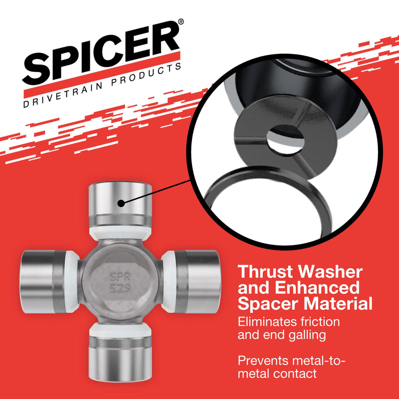 Spicer 5-1310X U-Joint Kit 1310/SPL22 Series (OSR) Non-Greaseable