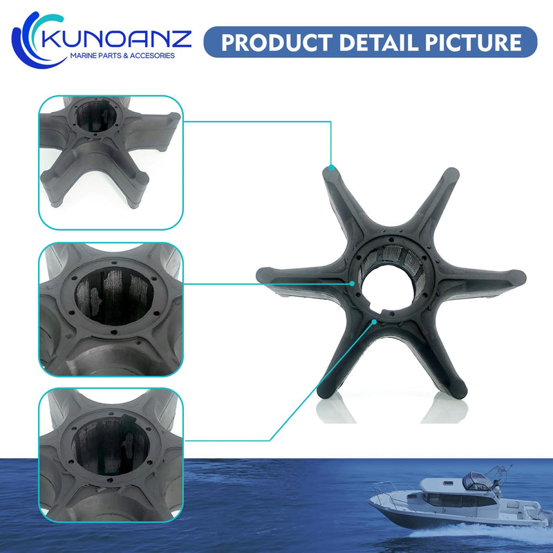 6E5-44352-01-00 6E5-44352-00-00 Water Pump Impeller For Yamaha 115 130 150 175 200 225 250 HP 2/4 Stroke Outboard Sierra 18-3071 115HP 130HP 150HP 175HP 200HP 225HP 250HP F115 F150 F200 F225 F250
