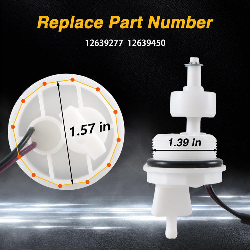 Diesel Water in Fuel WiF Sensor with Drain Valve Fuel Filter Sensor Compatible with Chevy Silverado 2500 3500 GMC Sierra 2500 3500 2001-2011 GM 6.6L Duramax LB7 LLY LBZ LMM LM1 Replace#12639277