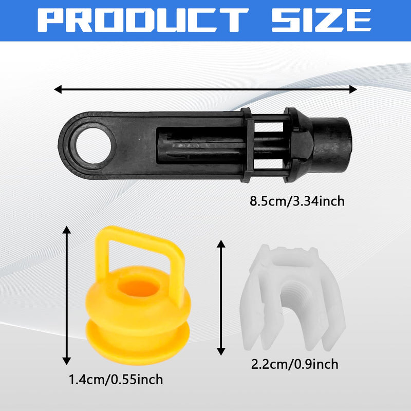 Shifter Cable Linkage Bushing Repair Kit, Transmission Shift Cable 14104 15276979 52855956AG Compatible with Chevy Silverado 1500 2500 3500 Buick Cadillac GMC JP RAM Dodge (2004-2020)Accessories Yellow