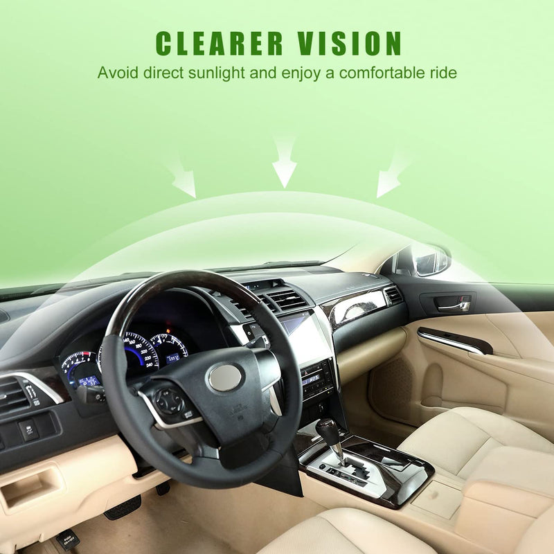 Left Driver Side Sun Visor for Honda Accord 2008 2009 2010 2011 2012 2013 2014 2015 2016 2017, Replacement Assembly 83280-TA5-A71ZA 83280-TA5-A51ZA (Gray) Gray( Driver Left )