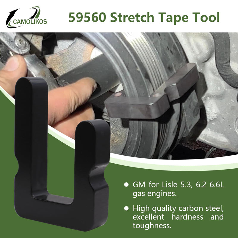 2-Sided 59560 Stretch Belt Tool for GM for Lisle 5.3, 6.2 6.6L Gas Engines