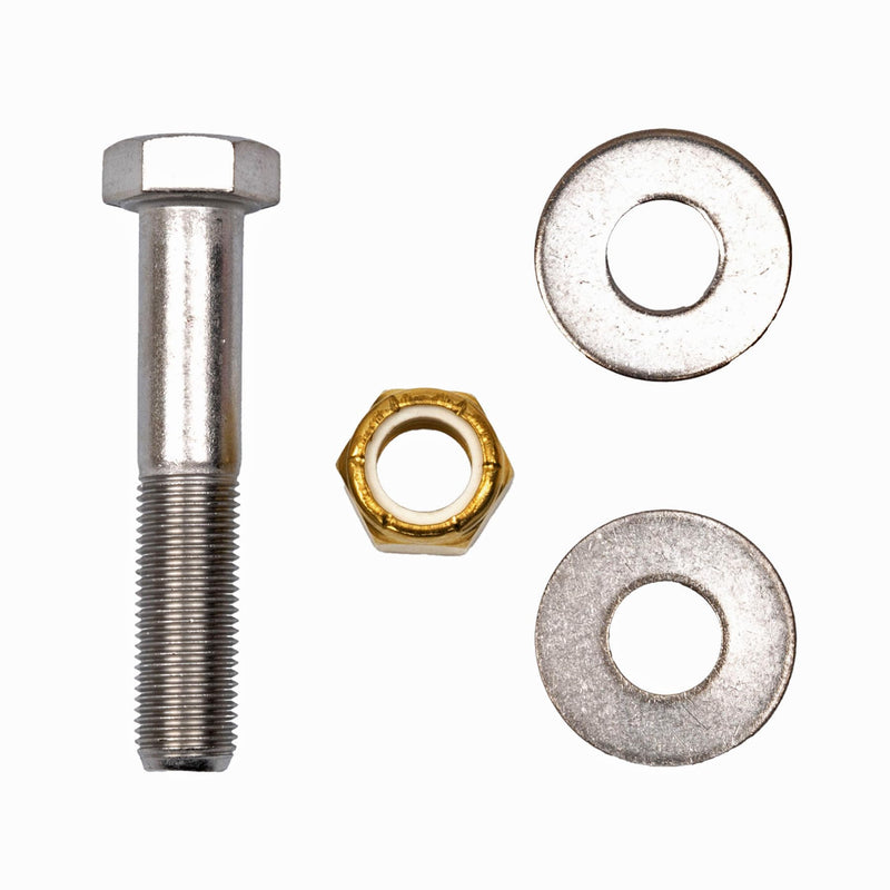 T-H Marine Jack Plate Bolt Kit – ½-20 x 2-3/4” Fine Thread Bolts with Shoulder – Stainless Steel – Includes Lock Nuts & Washers – Mounting Hardware for Outboard Motors