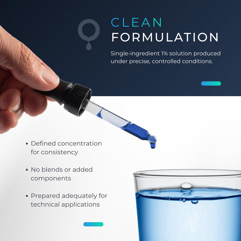 Compass Laboratory Methylene Blue 1% Solution | USP-Grade Research Formula | Premium Purity, Practitioner-Directed Use | 50 mL Amber Glass Dropper Bottle | Made in USA